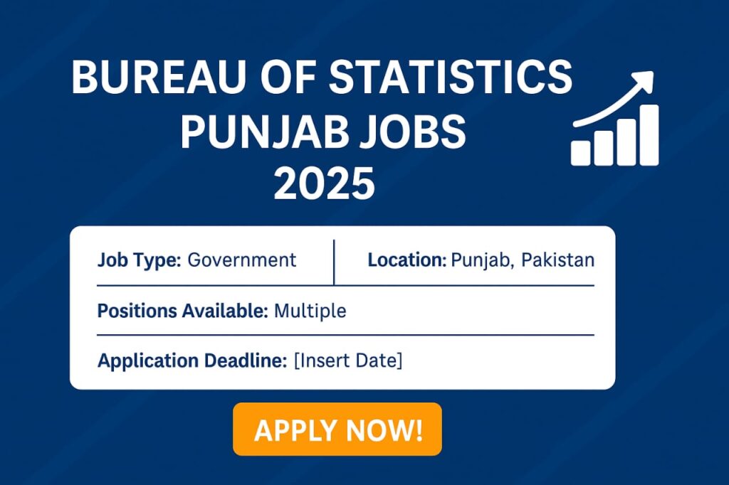 Bureau of Statistics Punjab Jobs