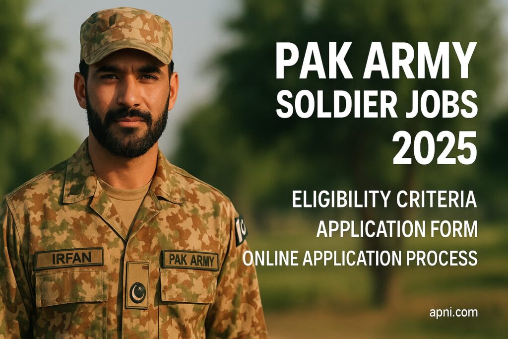 Pak Army Soldier Jobs