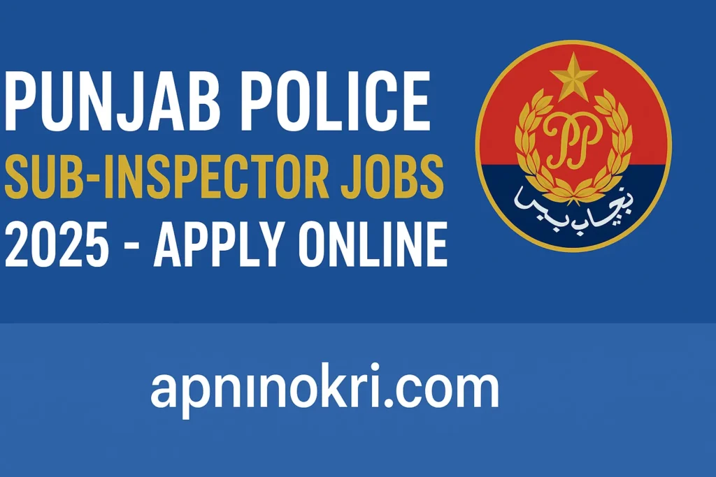 Punjab Police Sub-Inspector Jobs 2025