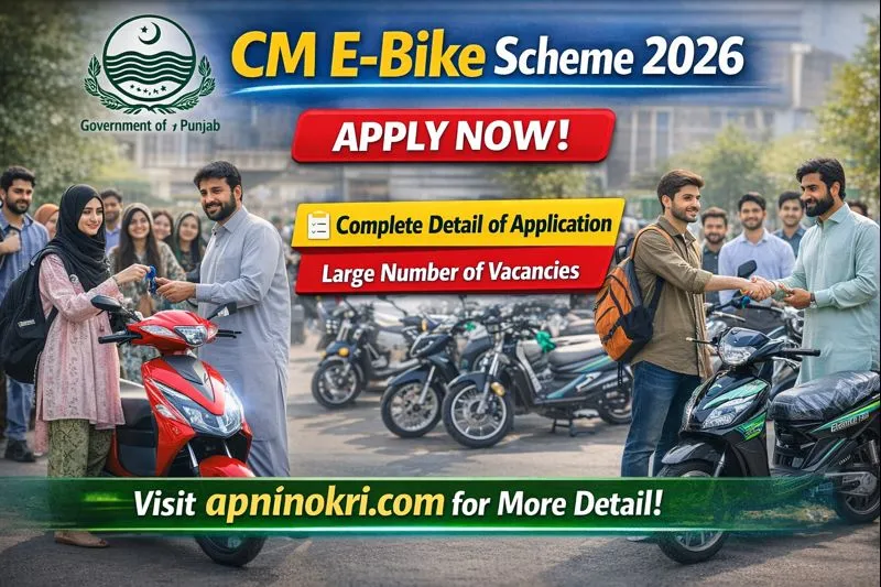 The CM E-Bike Scheme 2026 is one of the best initiative of Government of Punjab aimed to support the students of universities and colleges by providing them the environment-friendly electric bikes. The purpose of this scheme is to resuce transportation costs and also to keep the environment clean and noiseless travelling. This scheme is offered for both male and females students as punjab government has announced the electric scooties for females students.